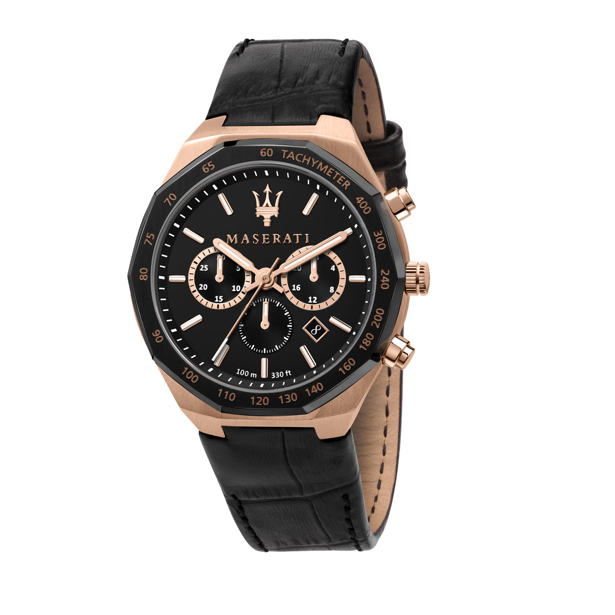 Maserati Stile Black Chronograph Watch R8871642001 – Atlas Jewellers