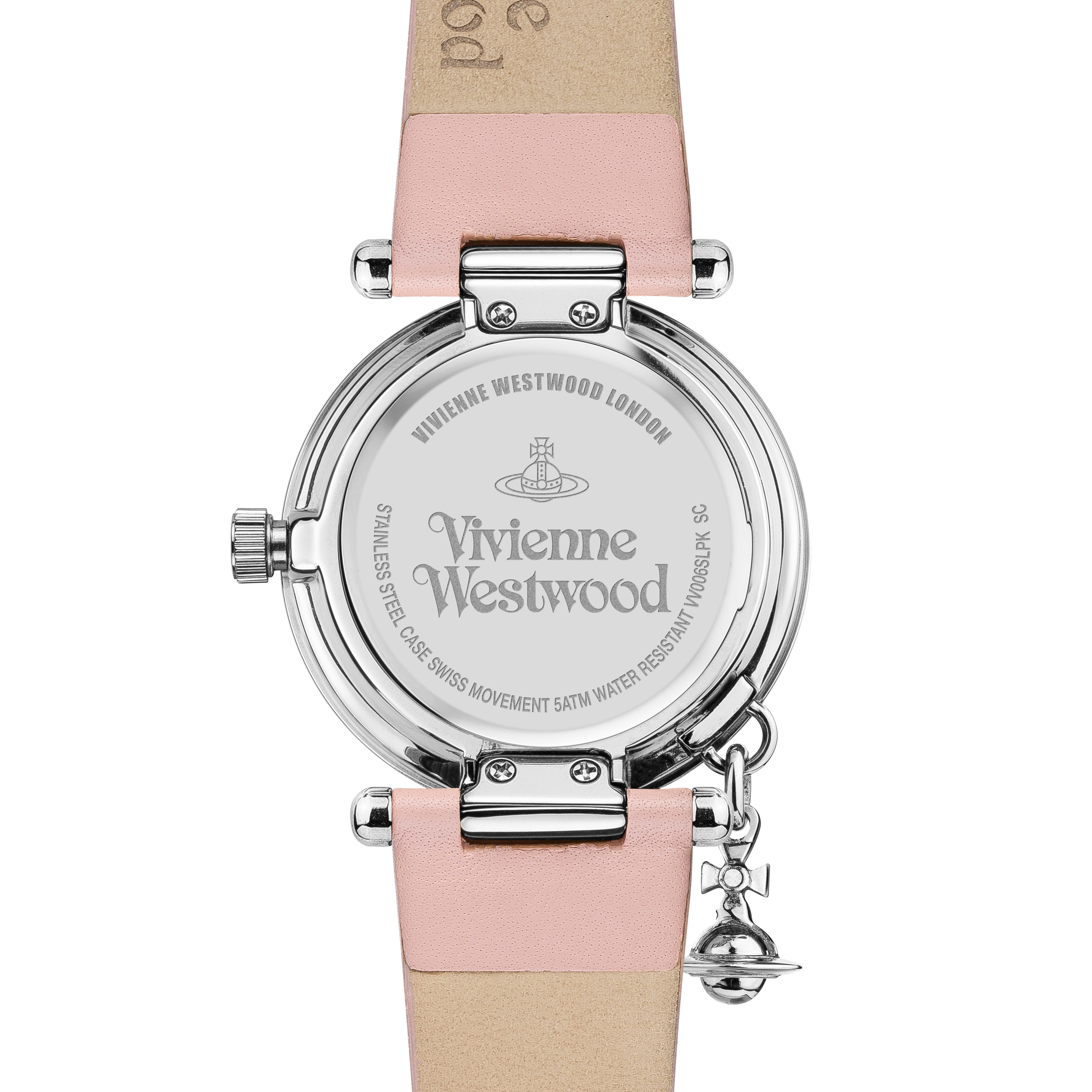 Vivienne Westwood Orb Pastelle Watch Pale Pink Silver VV006SLPK