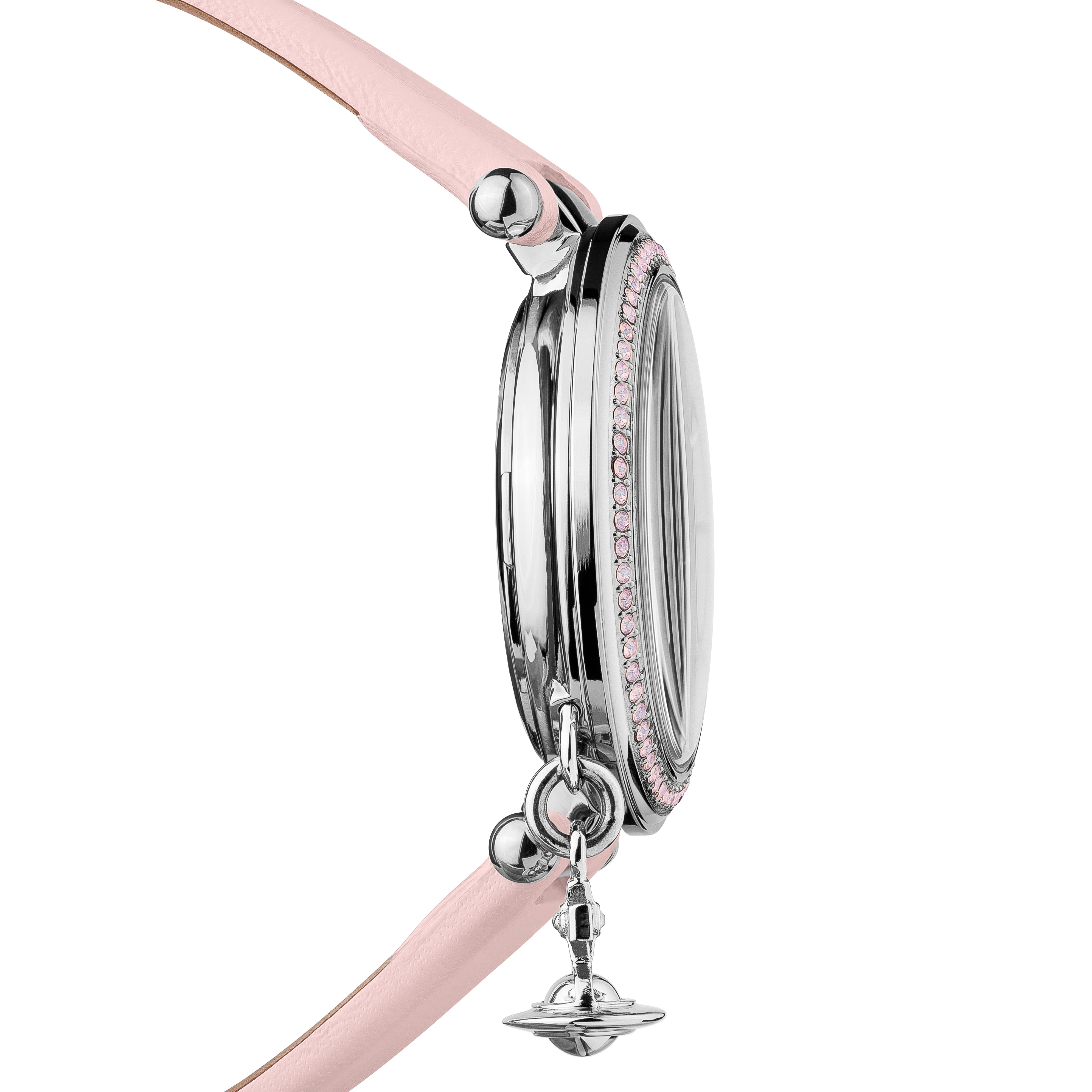 Vivienne Westwood Orb Pastelle Watch Pale Pink Silver VV006SLPK