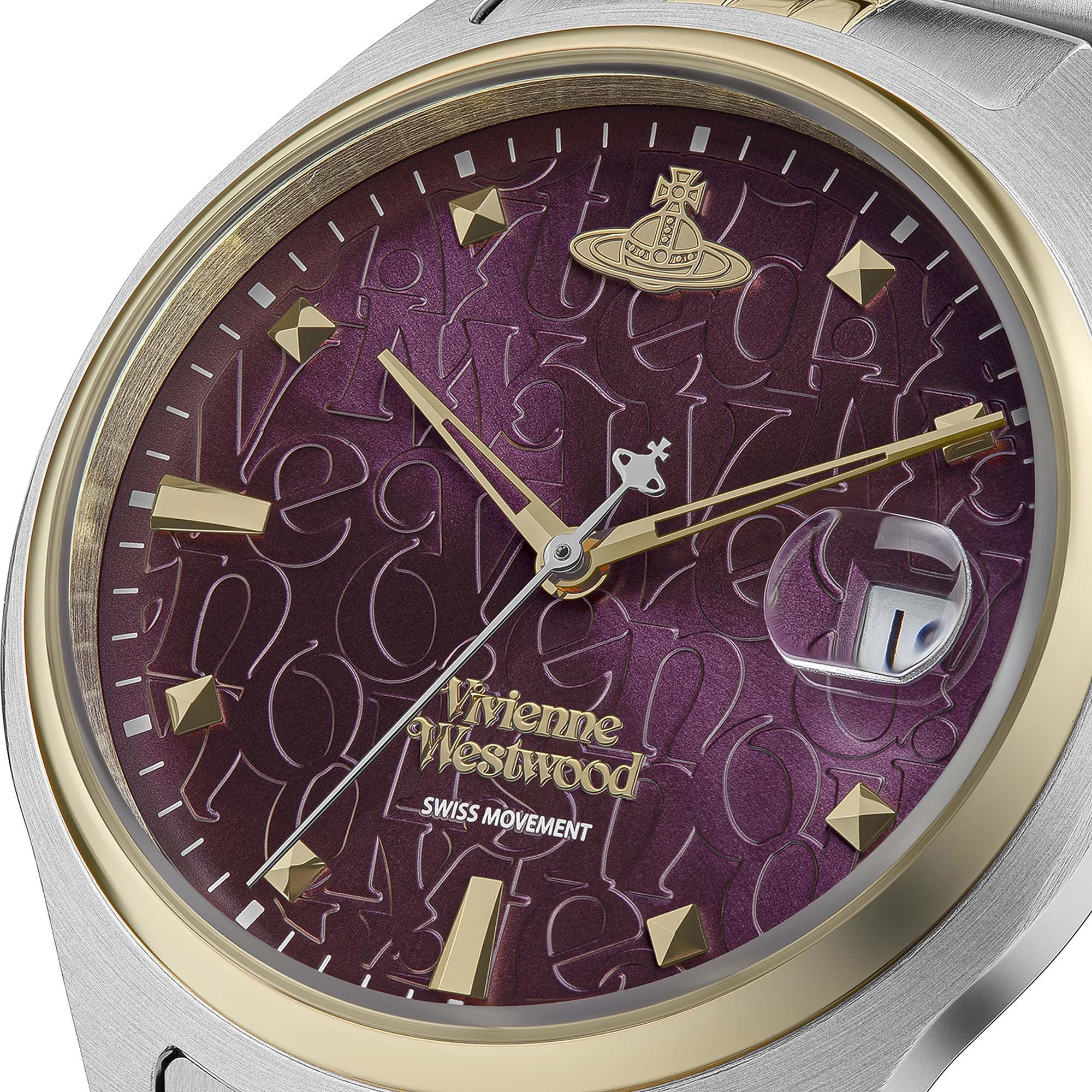 ■Vivienne Westwood■ Camberwell VV261BYSG Vivienne Westwood Camberwell Purple 37mm Two Tone Watch